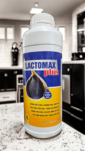 Agriviet Lacto Max PLus - Men tỏi Chịu kháng sinh 1 lít